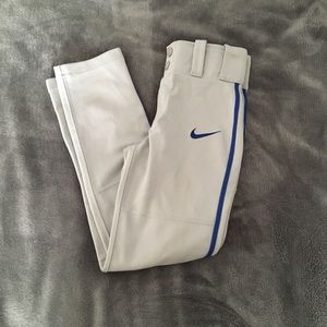Grey Nike baseball pants